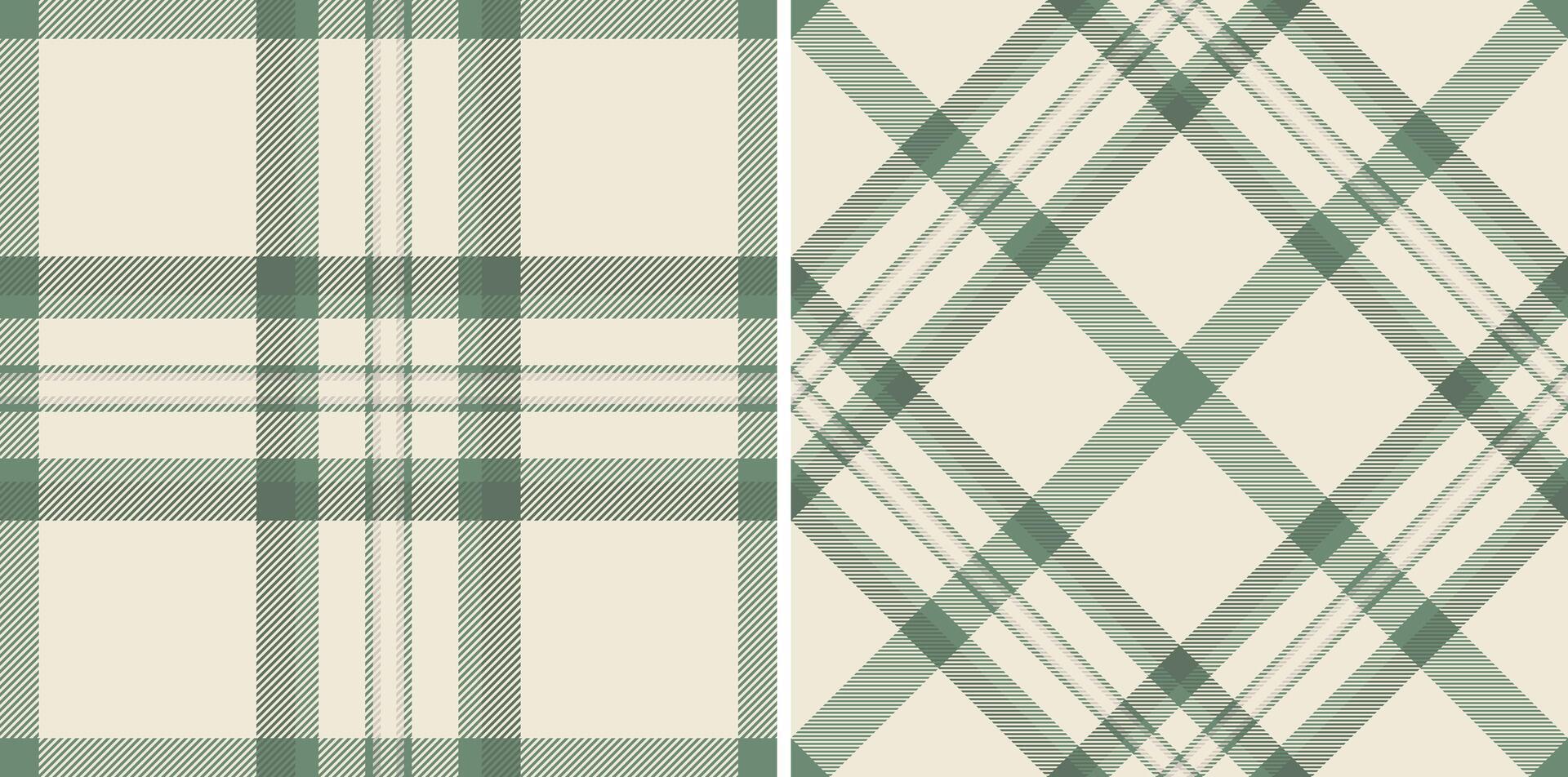 Vektor Textur Stoff von prüfen Tartan Muster mit ein Hintergrund nahtlos Plaid Textil.