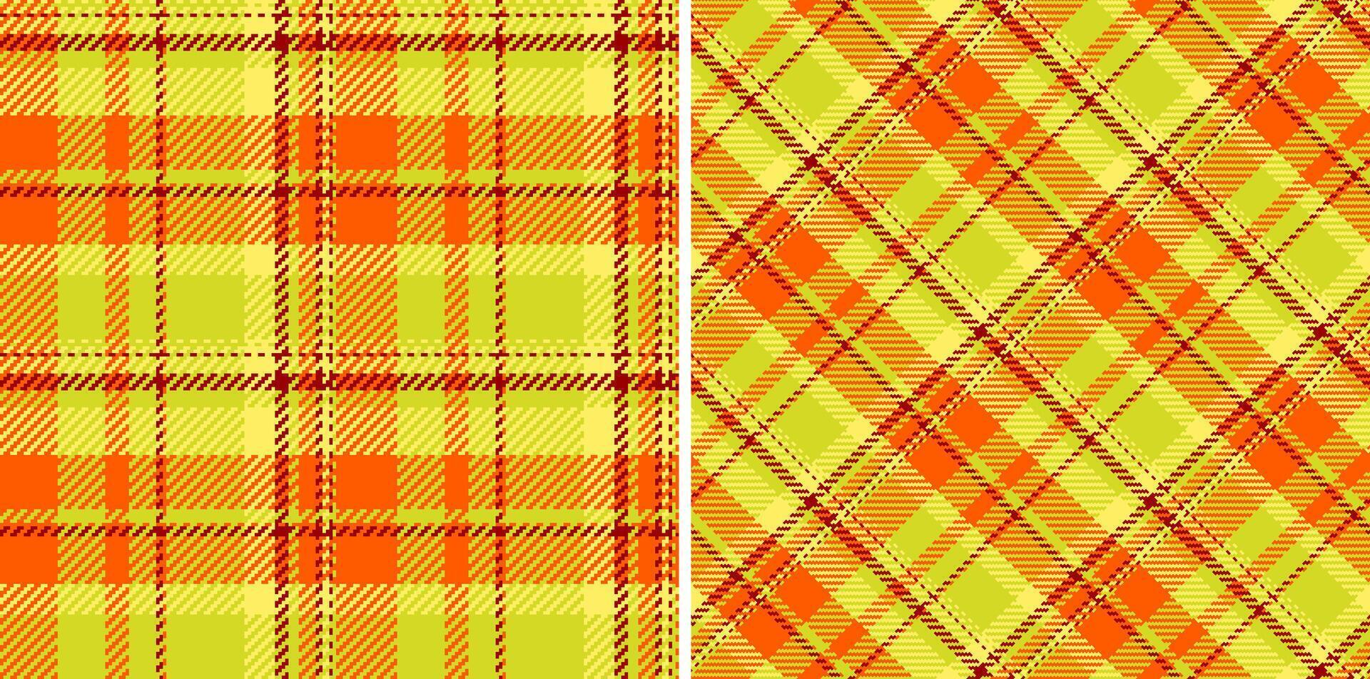 Muster Stoff Vektor von Tartan nahtlos Plaid mit ein Textur Hintergrund prüfen Textil.