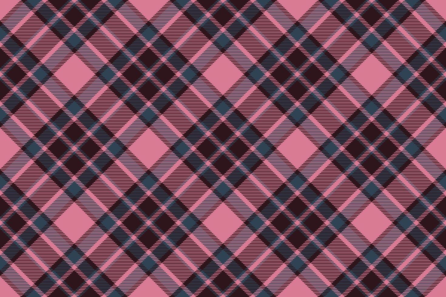 Tartan karierter Hintergrund, nahtloses Muster mit diagonalen Karos. vektorgewebestruktur für textildruck, geschenkpapier, geschenkkarte, tapete. vektor