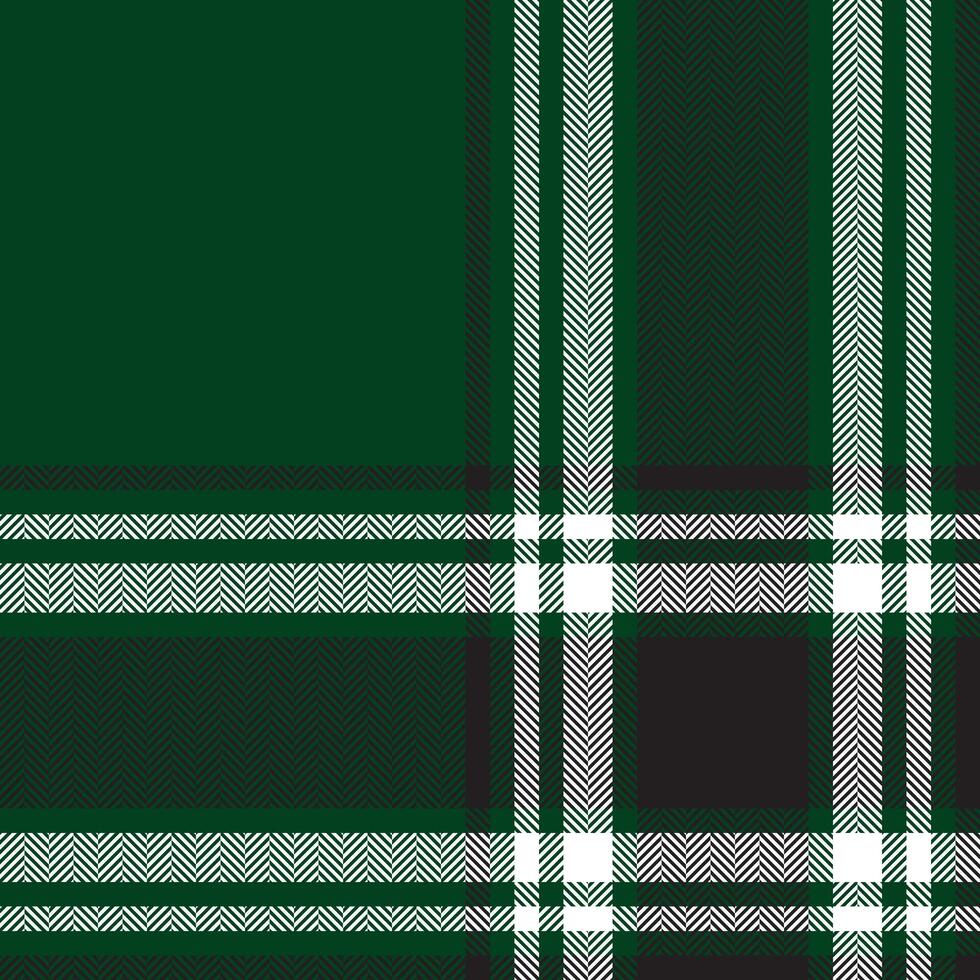 pläd kolla upp mönster i grön Färg. sömlös tyg textur. tartan textil- skriva ut. vektor