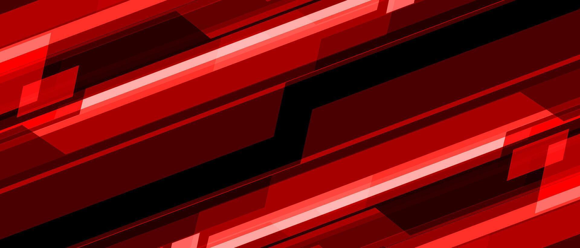 abstrakt rot schwarz Cyber Licht Schrägstrich dynamisch geometrisch Technologie futuristisch Überlappung Design modern kreativ Hintergrund Vektor