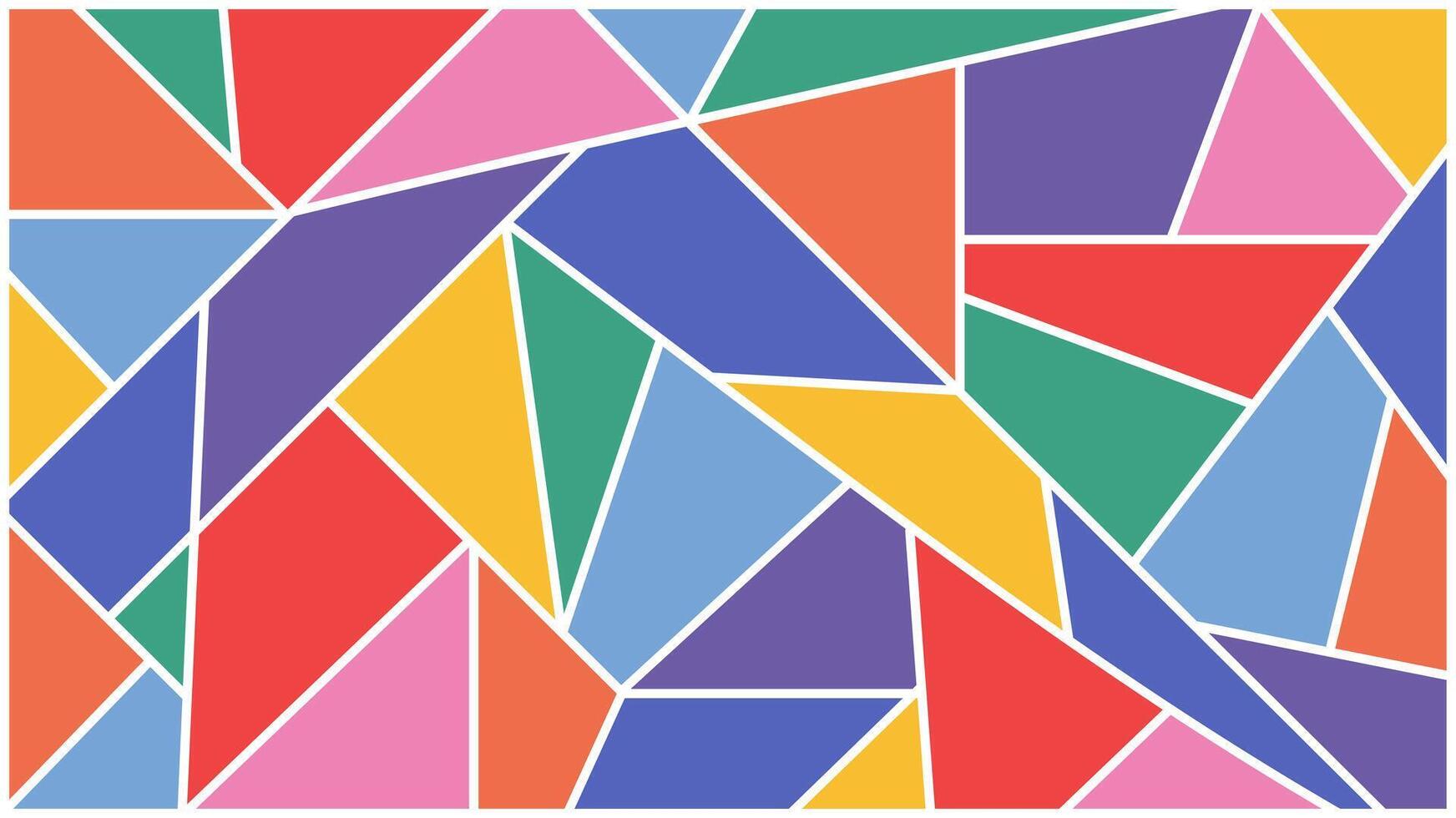 abstrakt färgrik geometrisk mönster. vektor illustration