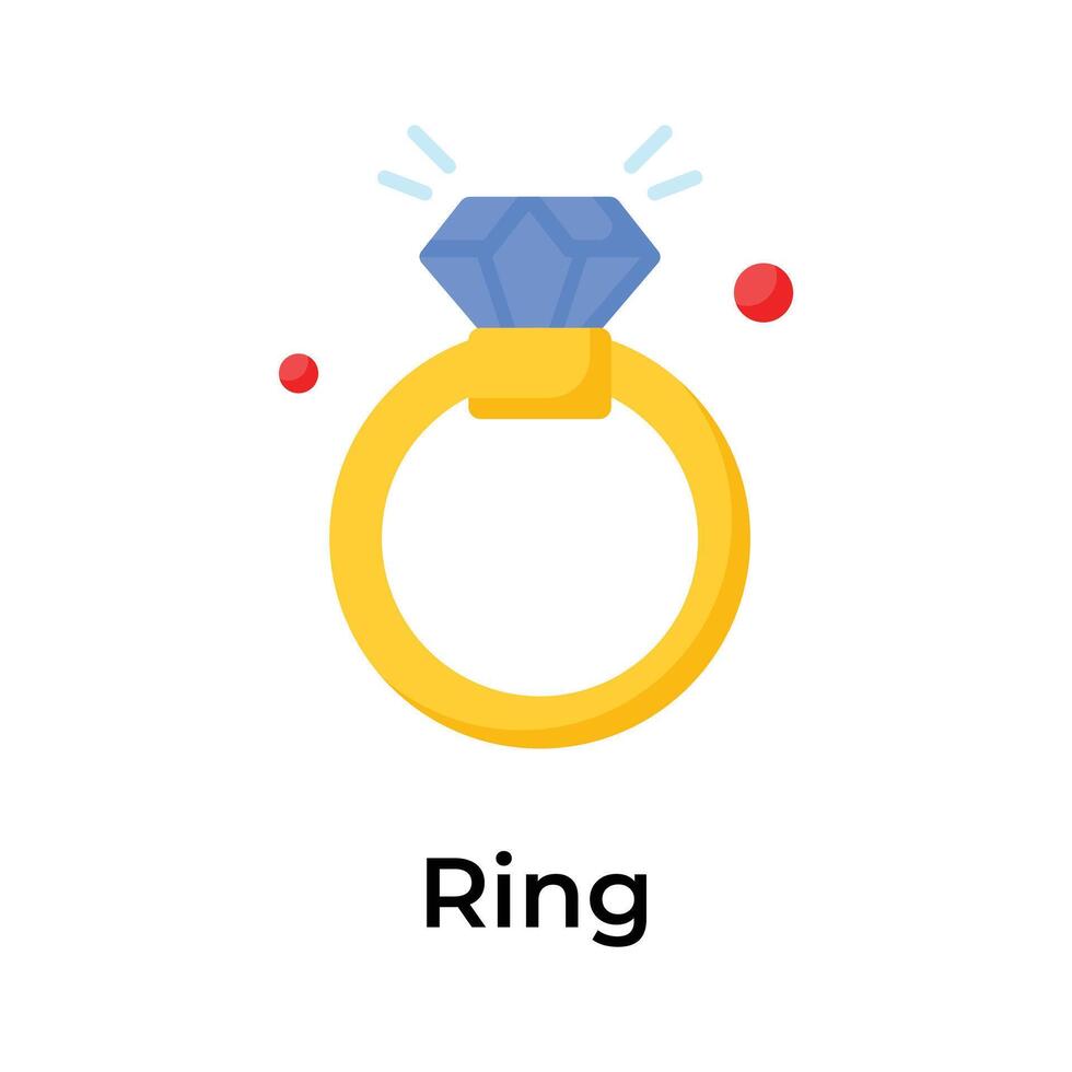 kreativ entworfen Symbol von kostbar Diamant Ring, Mütter Tag Geschenk vektor