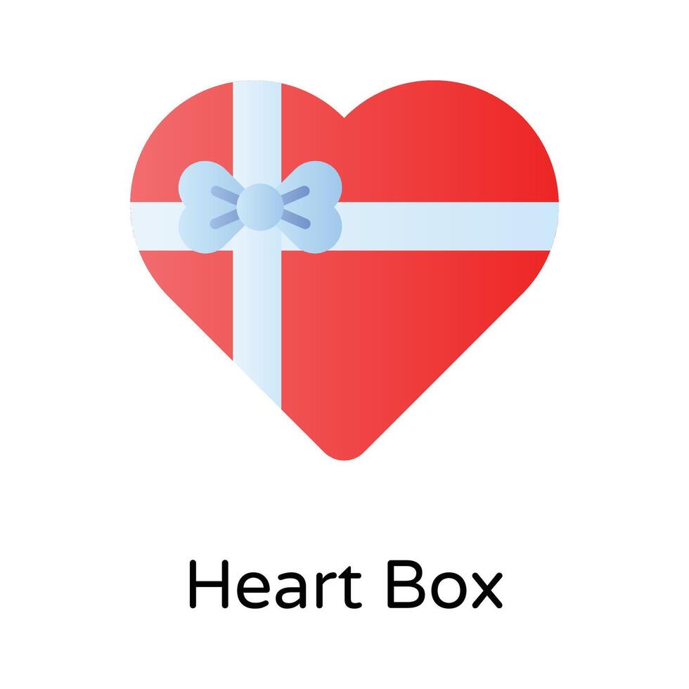 kreativ entworfen Vektor von Geschenk Box mit Herz, Überraschung Geschenk, Mütter Tag Geschenk