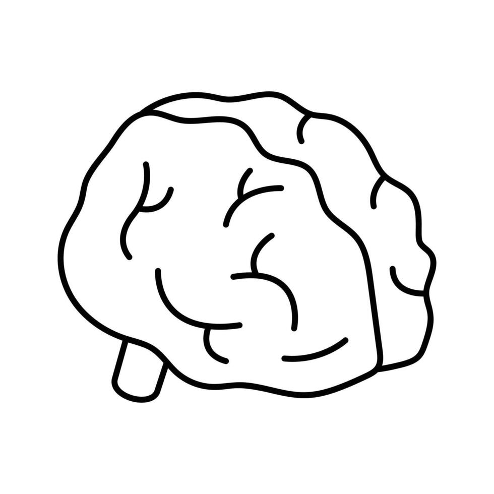 en unik design av mänsklig hjärna, redigerbar isometrisk vektor ikon