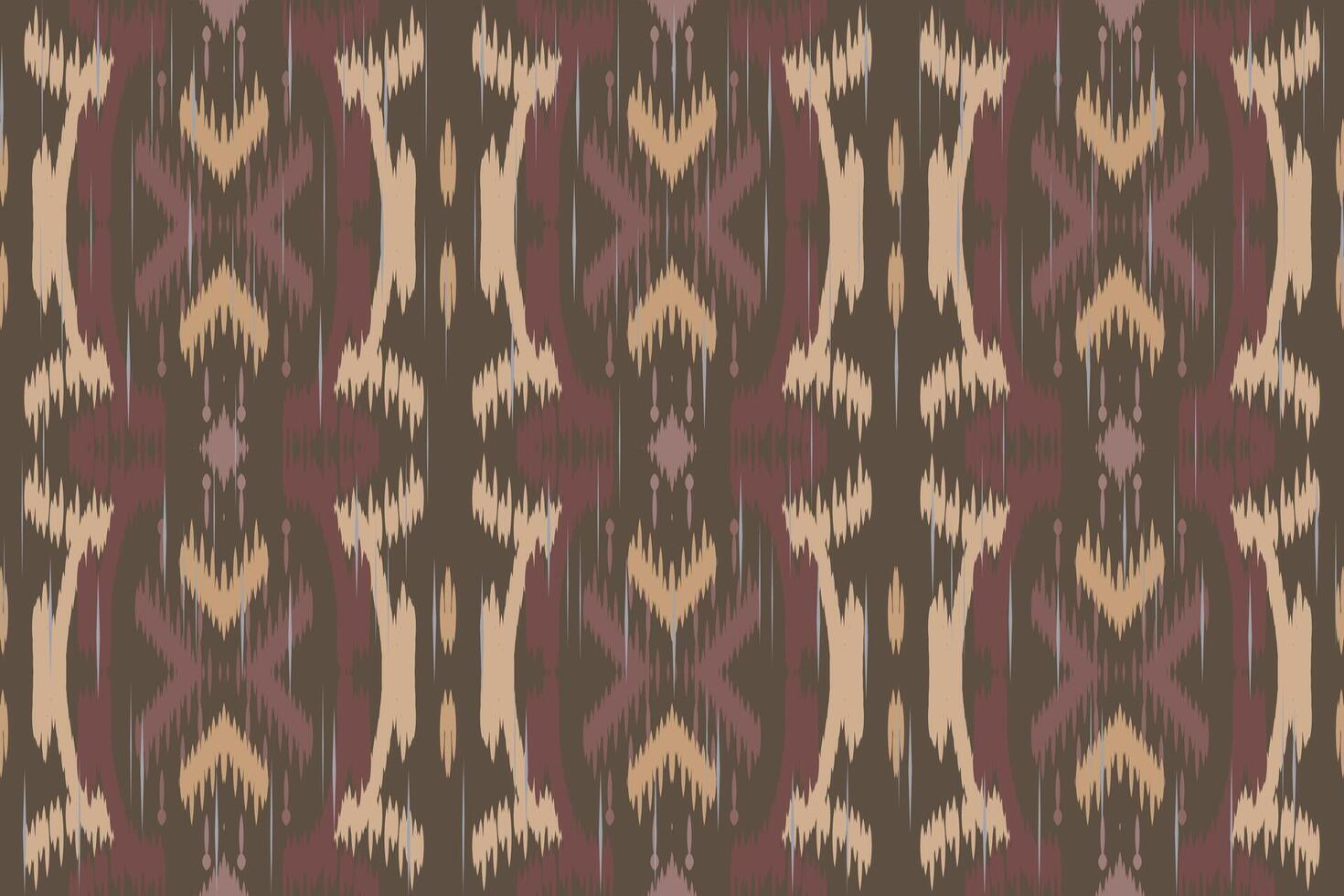 ikat blommig paisley broderi på vit bakgrund.ikat etnisk orientalisk mönster traditionell.aztec stil abstrakt vektor illustration.design för textur, tyg, kläder, inslagning, dekoration, halsduk, matta