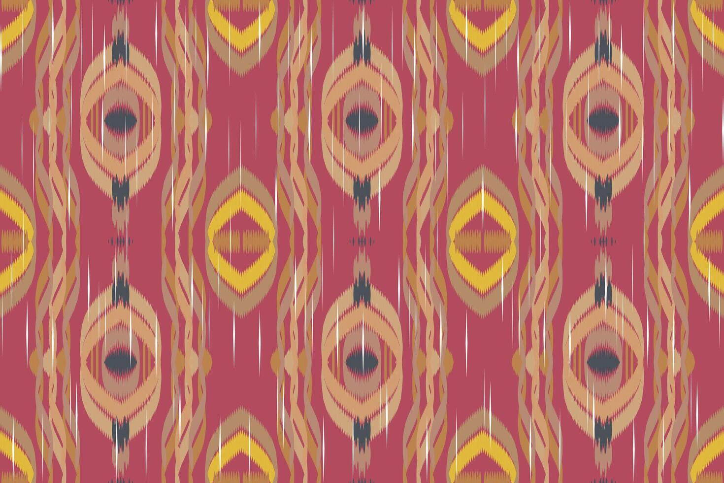 ikat paisley broderi på de tyg i Indonesien, Indien och asiatisk länder.geometriska etnisk orientalisk sömlös pattern.aztec stil. illustration.design för textur, tyg, kläder, inslagning, matta. vektor