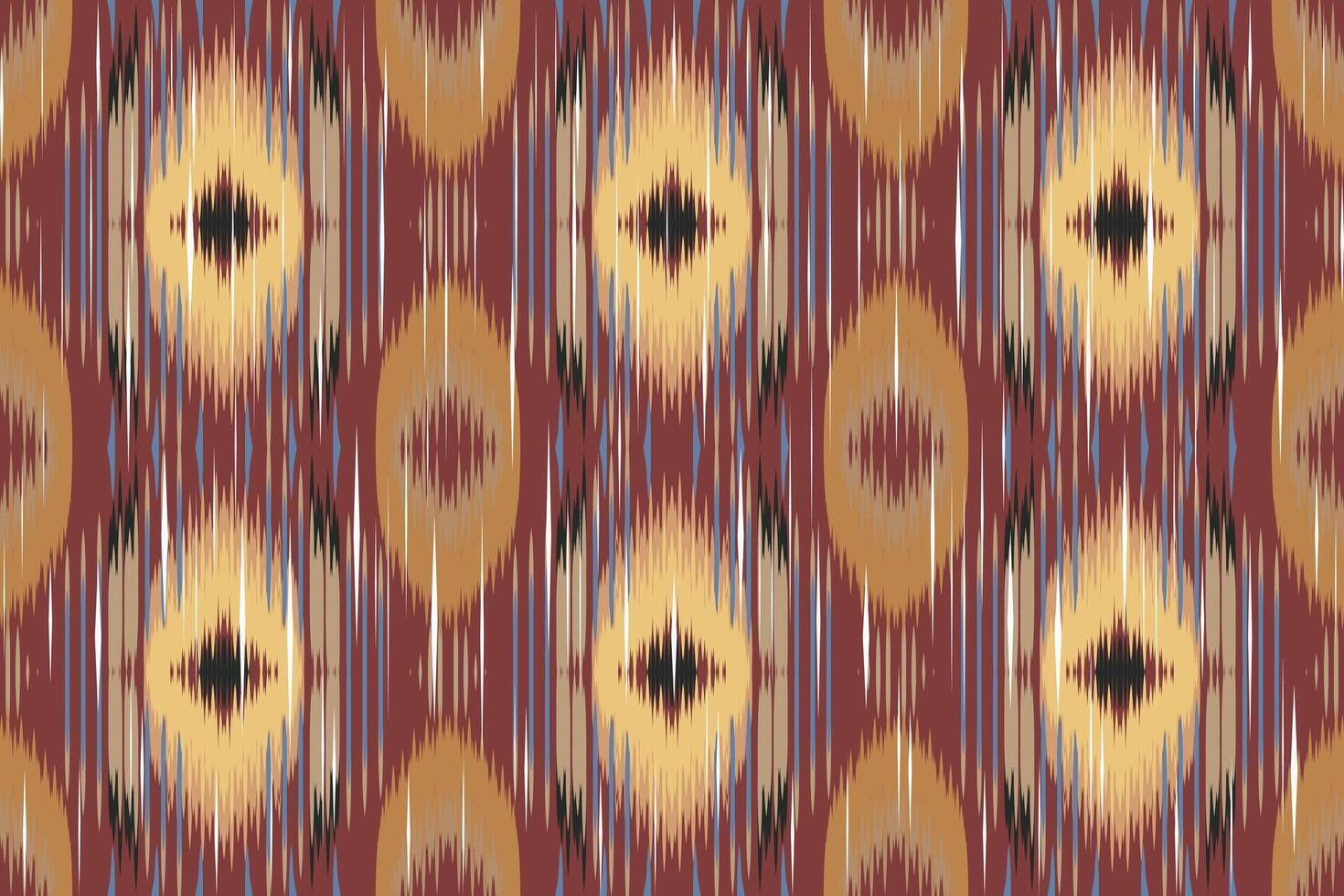 ikat paisley broderi på de tyg i Indonesien, Indien och asiatisk länder.geometriska etnisk orientalisk sömlös pattern.aztec stil. illustration.design för textur, tyg, kläder, inslagning, matta. vektor