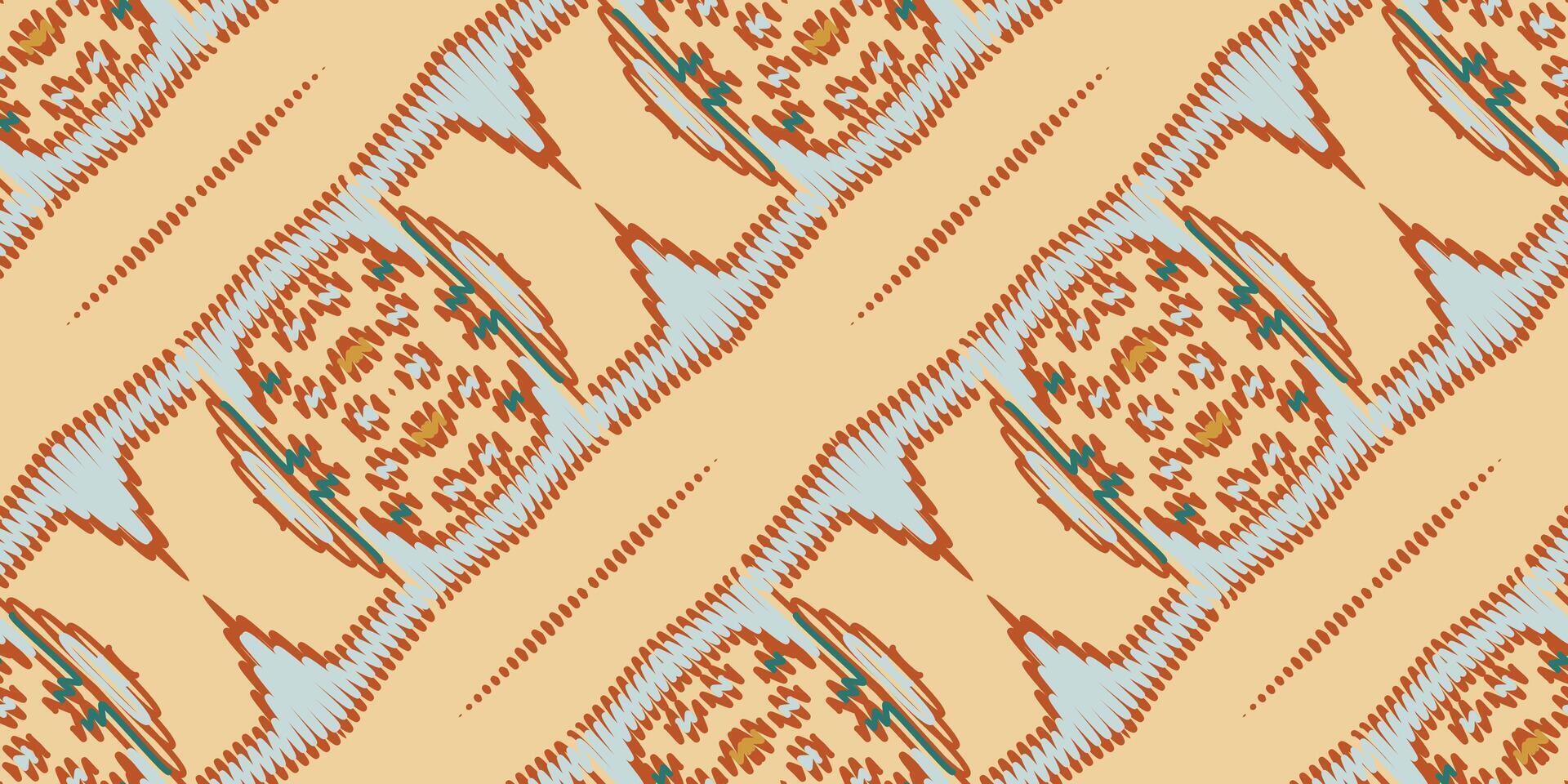 afrikanisch Ikat Paisley Stickerei. geometrisch ethnisch orientalisch nahtlos Muster traditionell Hintergrund. aztekisch Stil abstrakt Vektor Illustration. Design zum Textur, Stoff, Kleidung, Verpackung, Teppich.