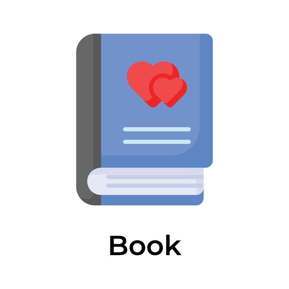 ta en se på detta Fantastisk ikon av bok i modern design stil vektor