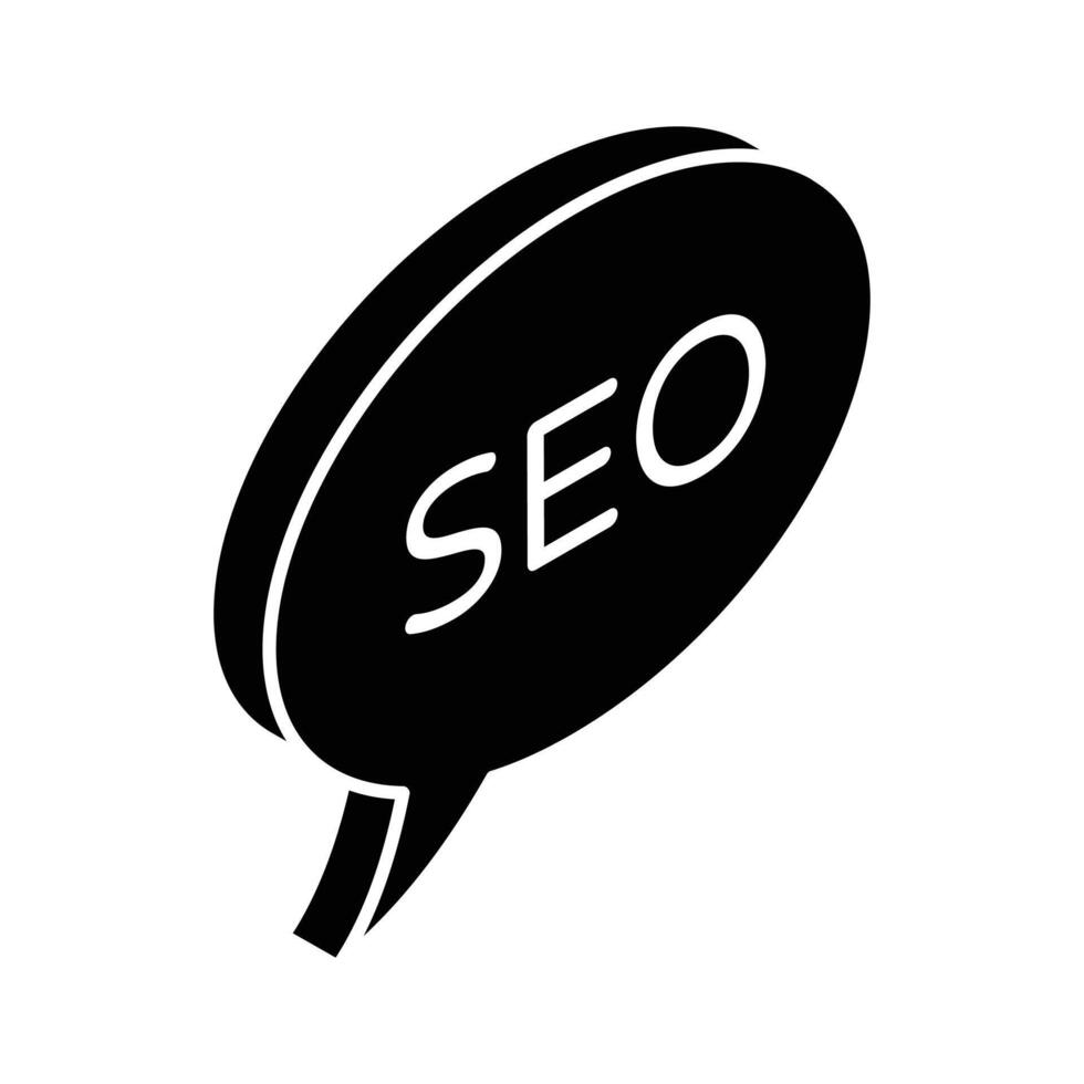 SEO Plaudern isometrisch Vektor Design, bereit zu verwenden im Websites und Handy, Mobiltelefon Apps