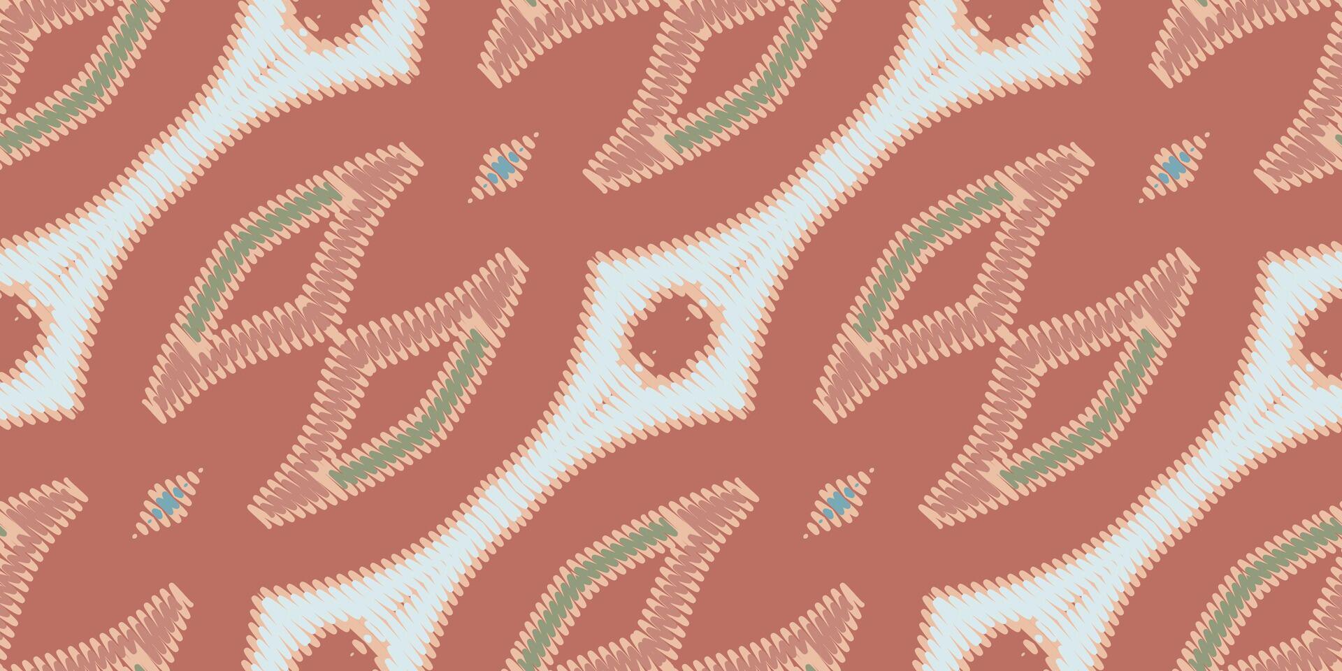 afrikanisch Ikat Paisley Stickerei. geometrisch ethnisch orientalisch nahtlos Muster traditionell Hintergrund. aztekisch Stil abstrakt Vektor Illustration. Design zum Textur, Stoff, Kleidung, Verpackung, Teppich.
