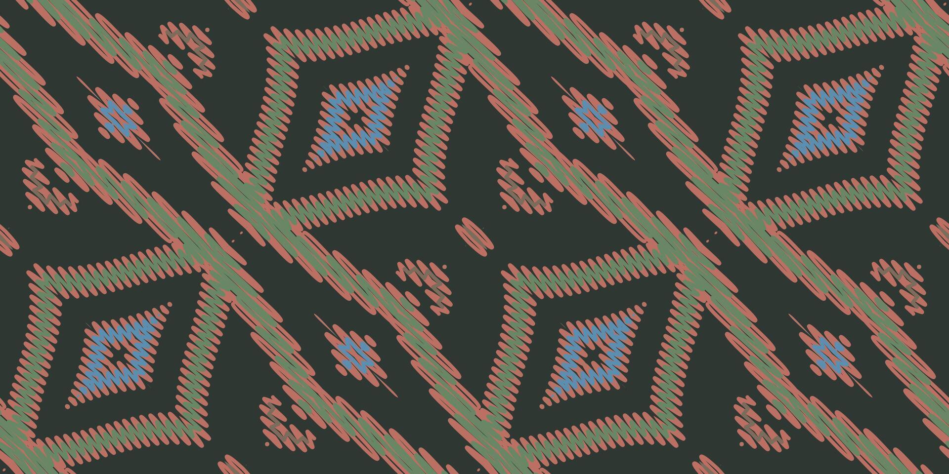 afrikansk ikat paisley broderi. geometrisk etnisk orientalisk sömlös mönster traditionell bakgrund. aztec stil abstrakt vektor illustration. design för textur, tyg, Kläder, omslag, matta.