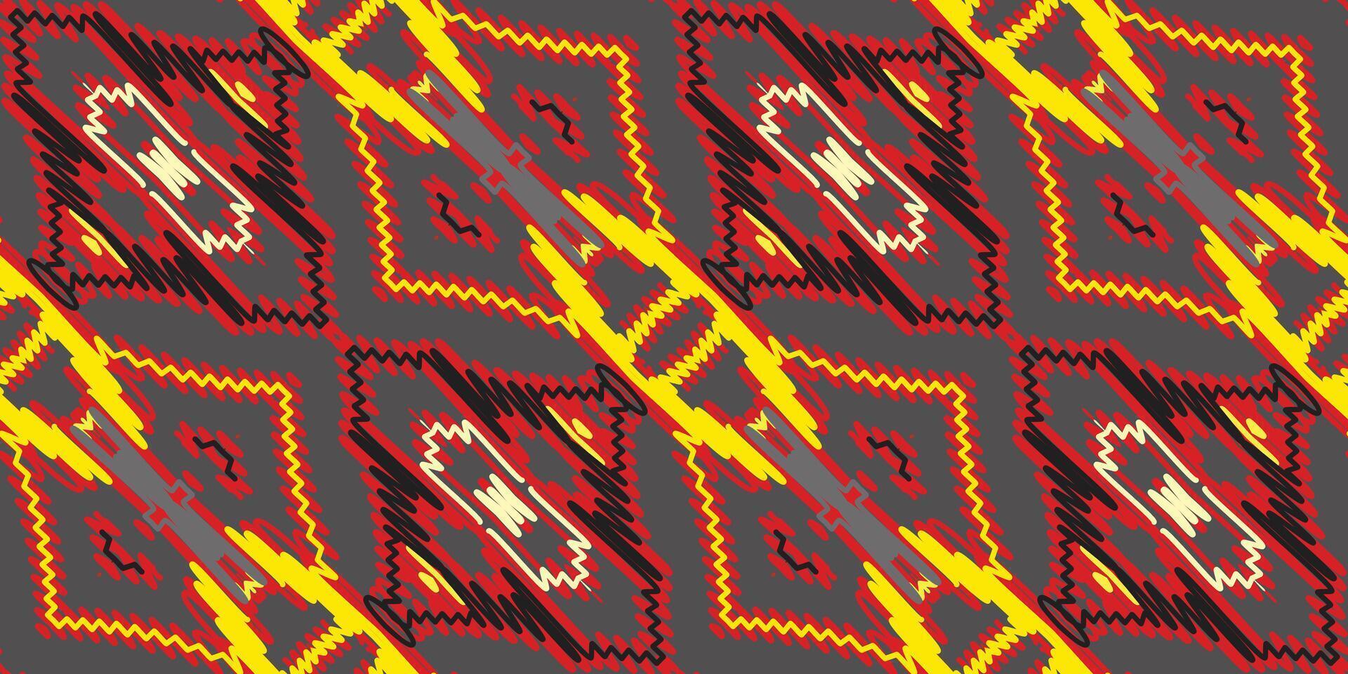 Krawatte Farbstoff Muster nahtlos australisch Ureinwohner Muster Motiv Stickerei, Ikat Stickerei Vektor Design zum drucken ägyptisch Hieroglyphen tibetanisch geo Muster