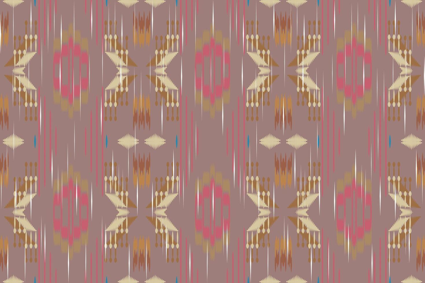 ikat paisley broderi på de tyg i Indonesien, Indien och asiatisk länder.geometriska etnisk orientalisk sömlös pattern.aztec stil. illustration.design för textur, tyg, kläder, inslagning, matta. vektor