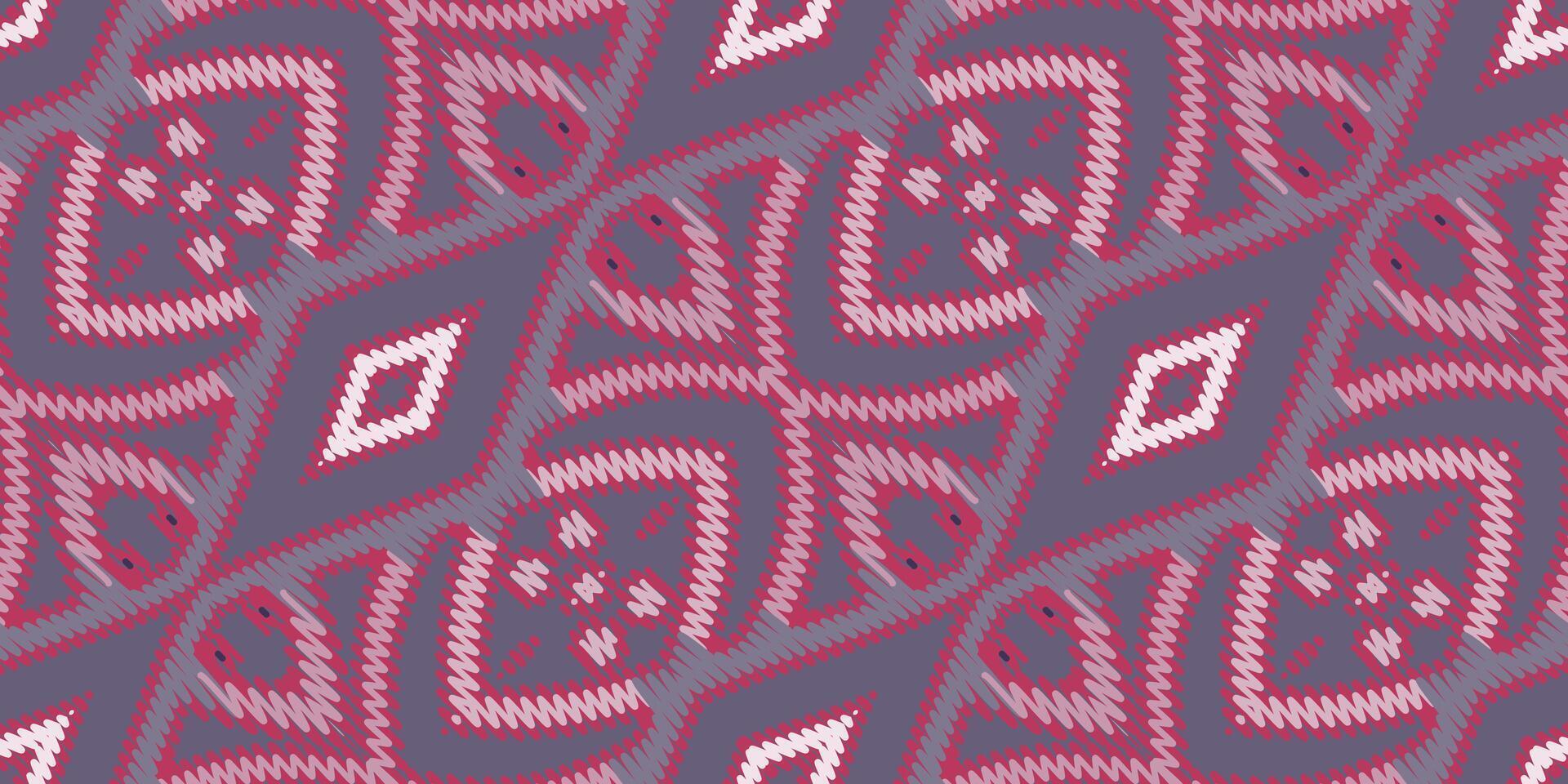 ikat blommig paisley broderi på vit bakgrund.ikat etnisk orientalisk mönster traditionell.aztec stil abstrakt vektor illustration.design för textur, tyg, kläder, inslagning, dekoration, halsduk, matta