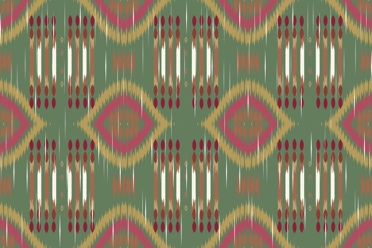 Ikat Paisley Stickerei auf das Stoff im Indonesien, Indien und asiatisch Länder.geometrisch ethnisch orientalisch nahtlos Muster.aztekisch Stil. illustration.design zum Textur, Stoff, Kleidung, Verpackung, Teppich. vektor