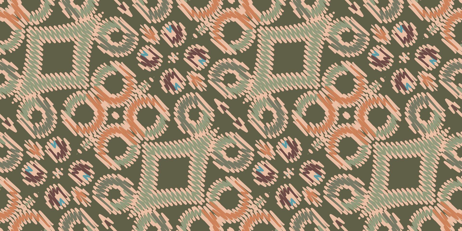 afrikansk ikat paisley broderi. geometrisk etnisk orientalisk sömlös mönster traditionell bakgrund. aztec stil abstrakt vektor illustration. design för textur, tyg, Kläder, omslag, matta.