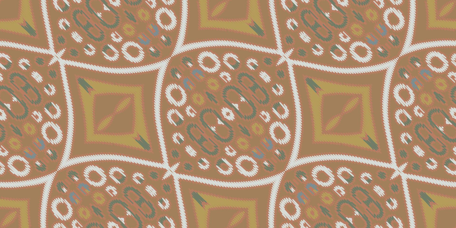 afrikansk ikat paisley broderi. geometrisk etnisk orientalisk sömlös mönster traditionell bakgrund. aztec stil abstrakt vektor illustration. design för textur, tyg, Kläder, omslag, matta.