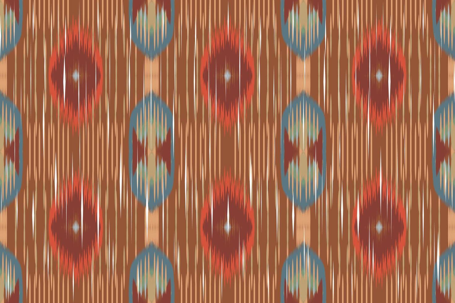 ikat paisley broderi på de tyg i Indonesien, Indien och asiatisk länder.geometriska etnisk orientalisk sömlös pattern.aztec stil. illustration.design för textur, tyg, kläder, inslagning, matta. vektor