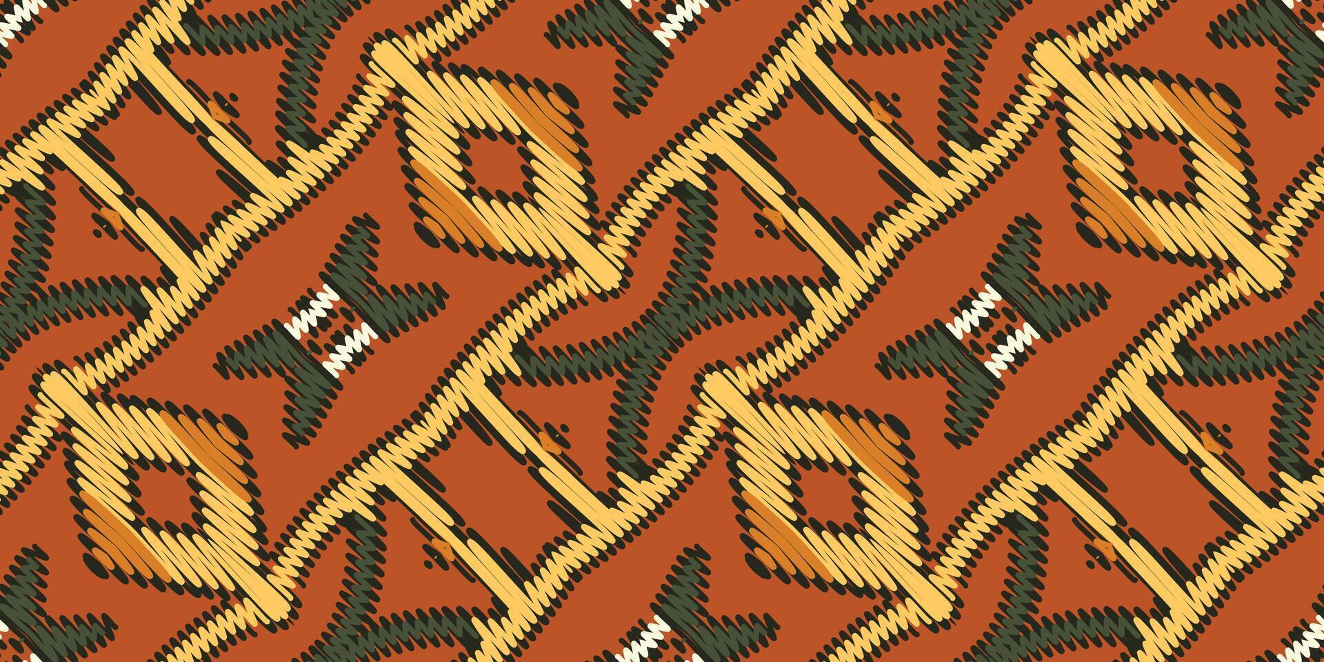 ikat blommig paisley broderi på vit bakgrund.ikat etnisk orientalisk mönster traditionell.aztec stil abstrakt vektor illustration.design för textur, tyg, kläder, inslagning, dekoration, halsduk, matta