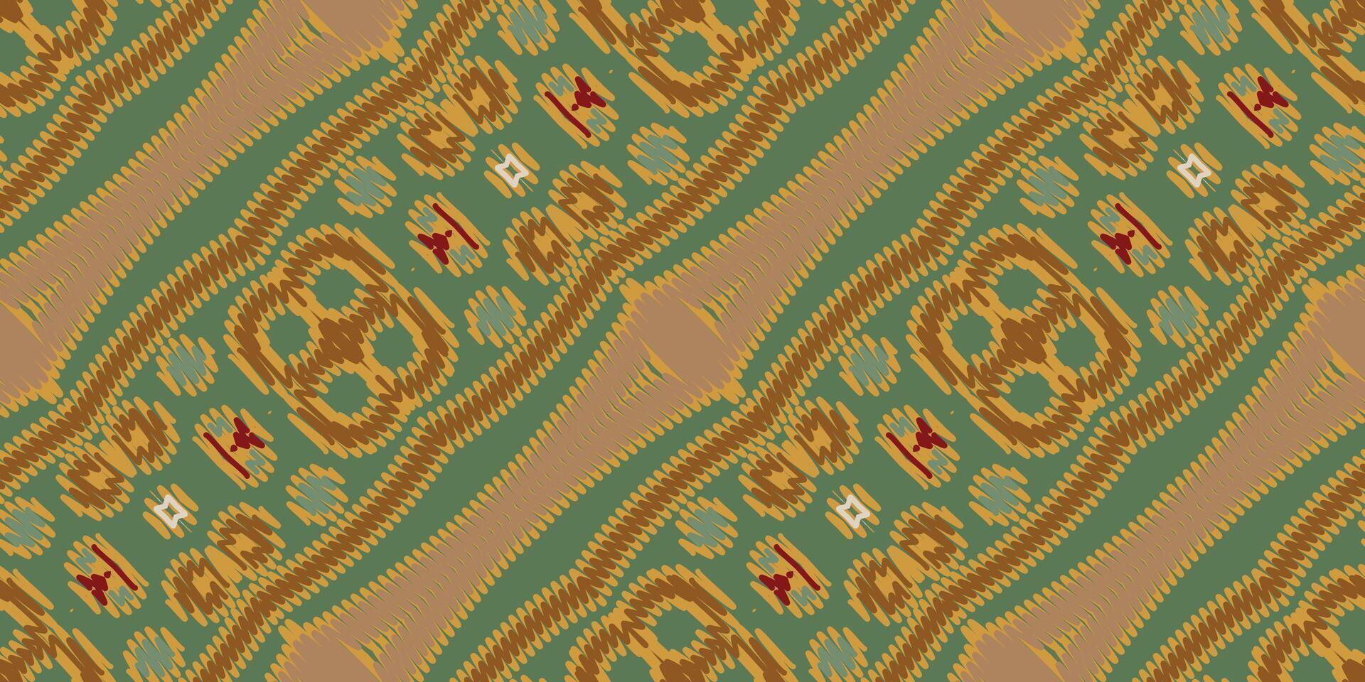 ikat blommig paisley broderi på vit bakgrund.ikat etnisk orientalisk mönster traditionell.aztec stil abstrakt vektor illustration.design för textur, tyg, kläder, inslagning, dekoration, halsduk, matta