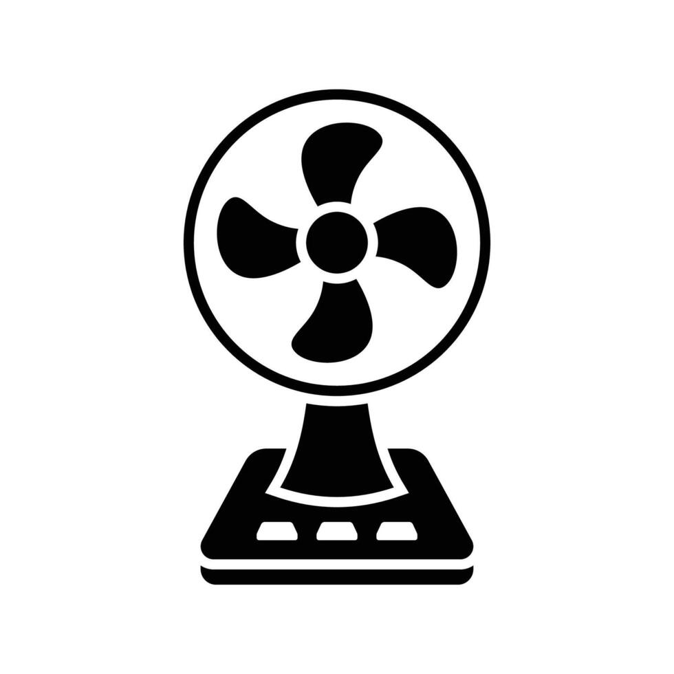 elektrisch Ventilator Symbol Vektor Design Vorlage im Weiß Hintergrund