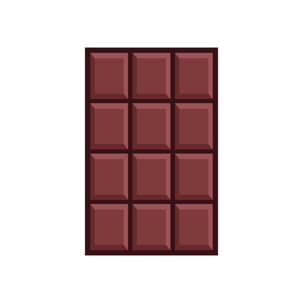 Schokolade Symbol Vektor Design Vorlage im Weiß Hintergrund