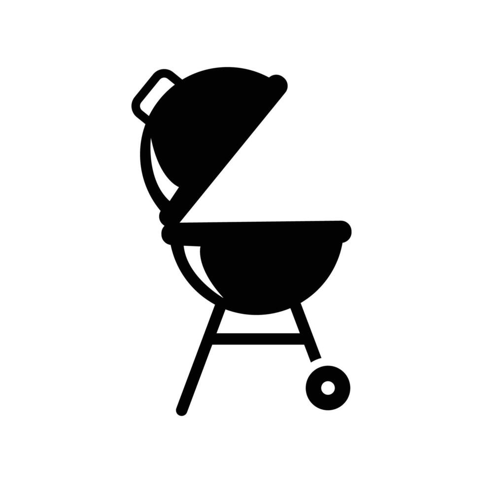 Grill Symbol Vektor Design Vorlage im Weiß Hintergrund