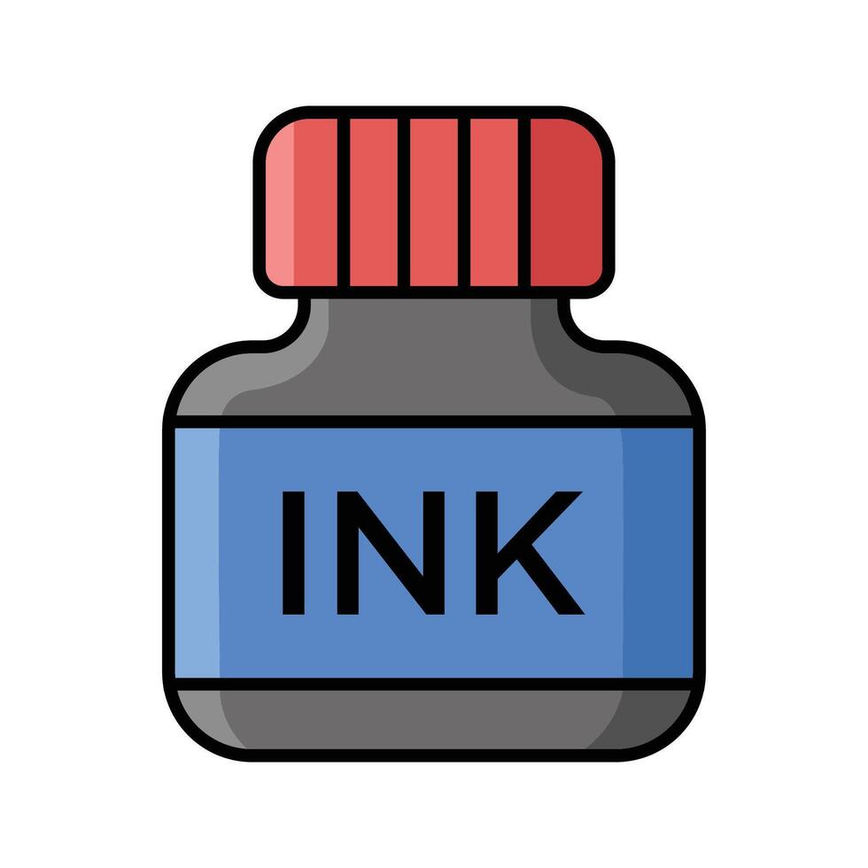 Tinte Symbol Vektor Design Vorlage im Weiß Hintergrund
