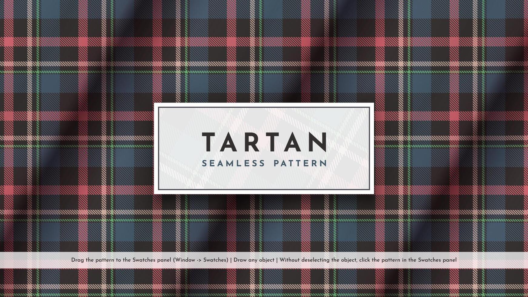 nahtlos Tartan Muster. traditionell schottisch Textur. modisch Stoff. Textil- Hintergrund vektor