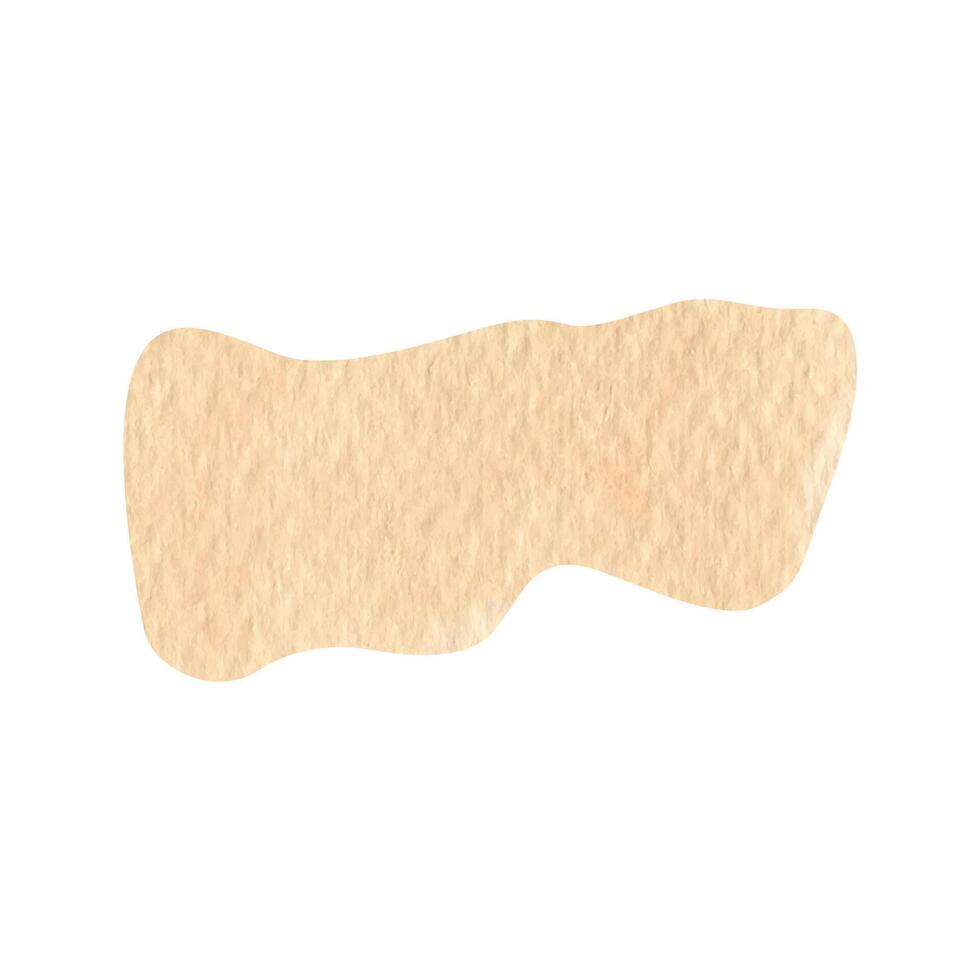 boho vattenfärg ClipArt textur. beige abstrakt former för Hem dekor och inbjudningar, jord färger vektor