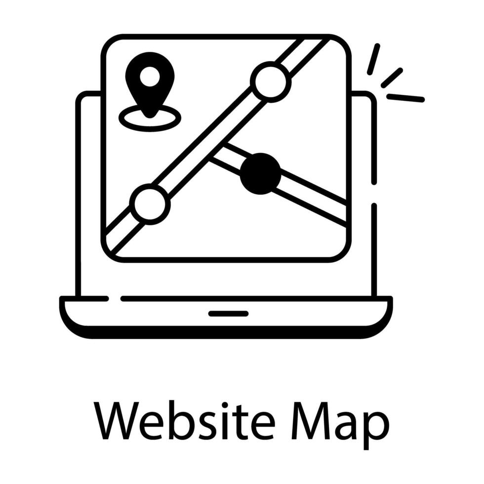 Internet Codierung Linie Symbol vektor