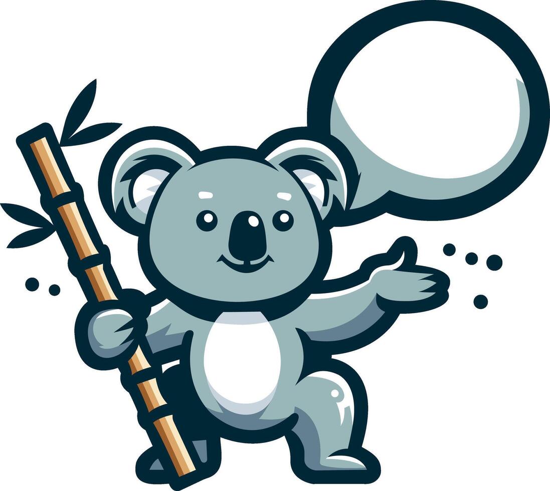 Koala minimalistisch Logo Vektor Illustrator