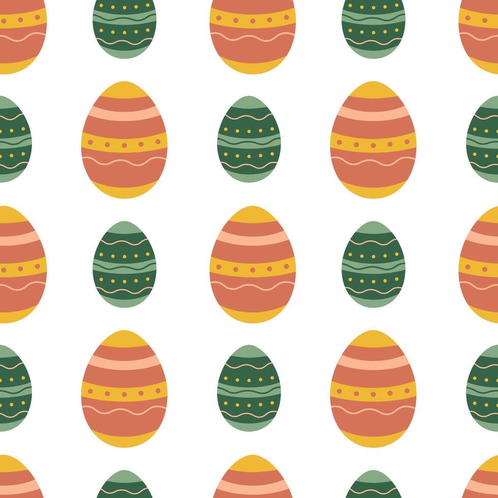 nahtlos Ostern Muster. Ostern Eier. Vektor Illustration zum Verpackung, Hintergrund, Verpackung Papier.