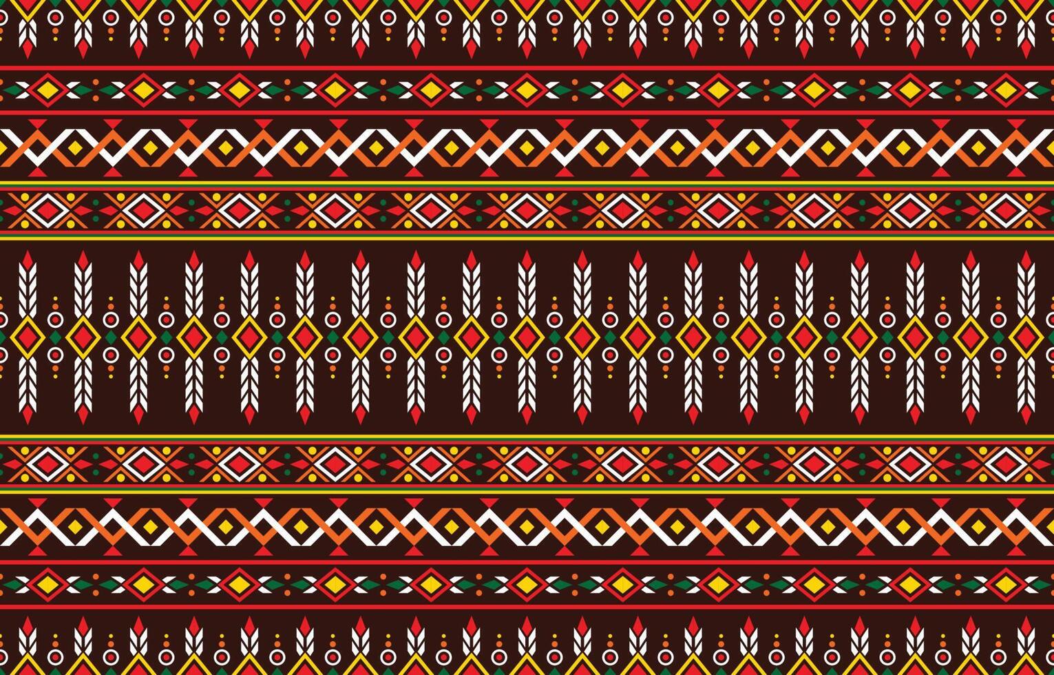 broderi amerikan inföding sömlös mönster. etnisk geometrisk indisk textur design vektor