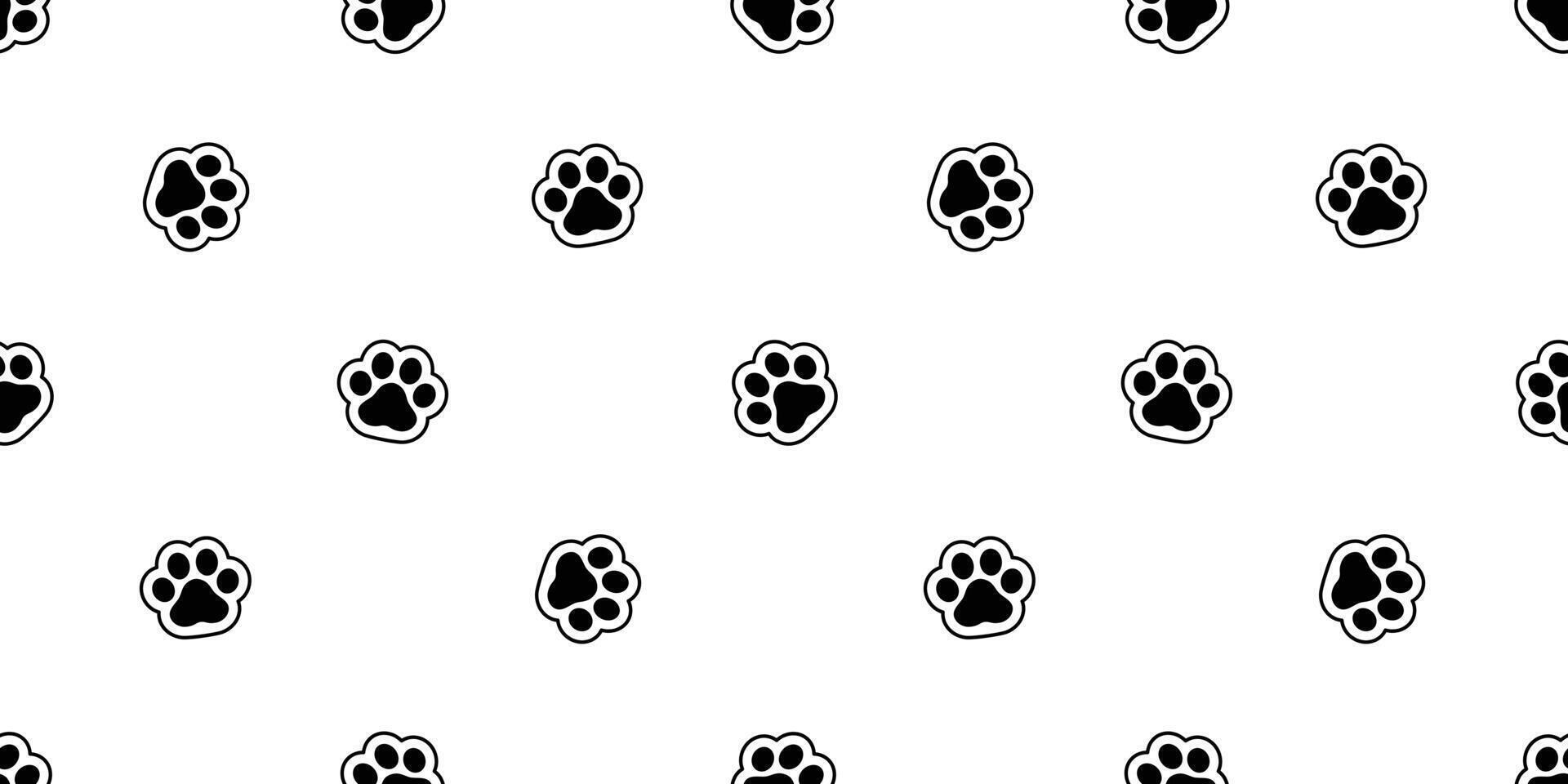 hund Tass sömlös mönster fotavtryck vektor franska bulldogg sällskapsdjur djur- tecknad serie ikon upprepa tapet scarf isolerat bricka bakgrund klotter illustration design