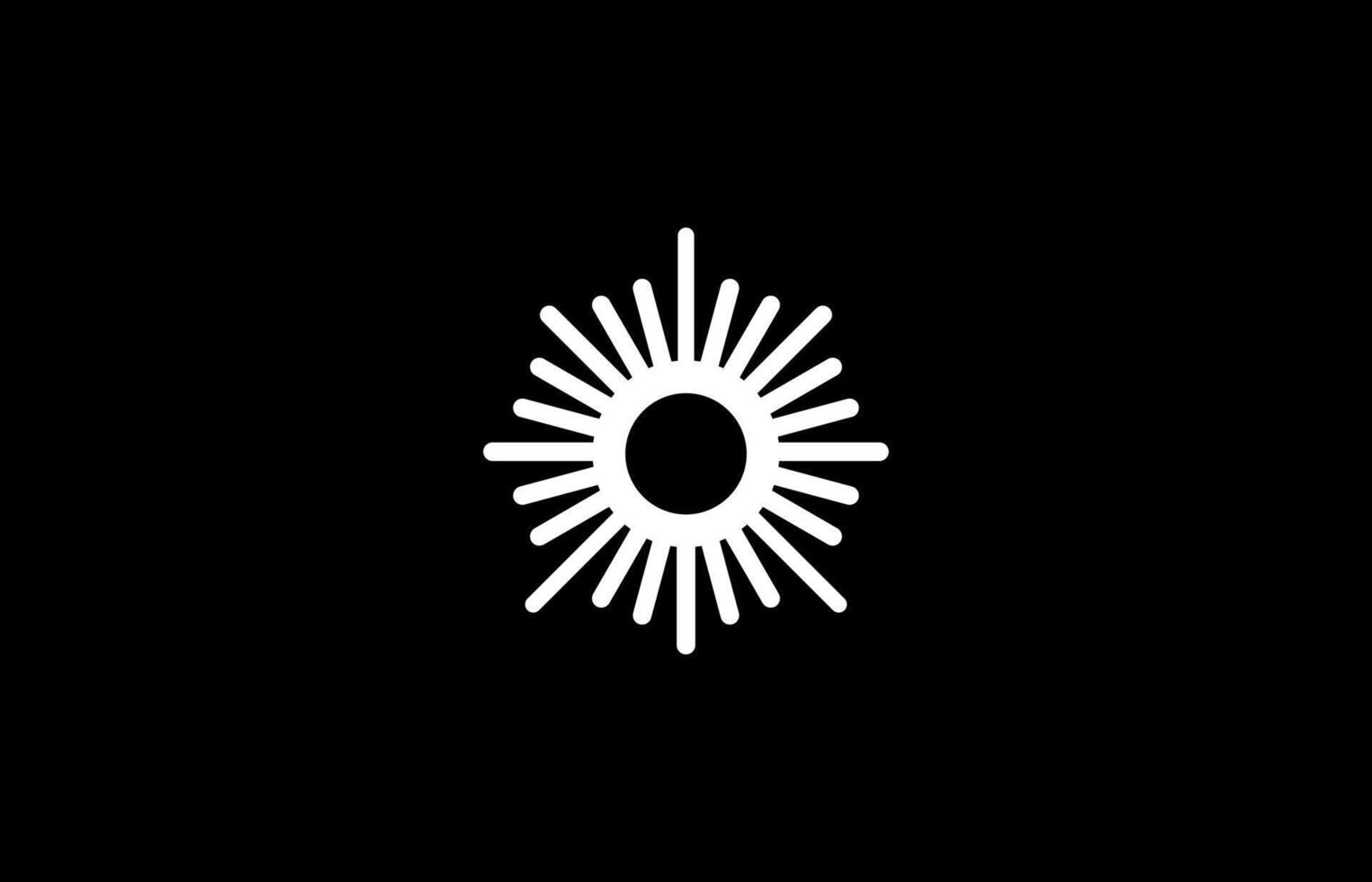 logotyp solnedgång linje, logotyp Sol, minimalistisk, elegant, enkel, modern, skönhet, social media, mall, kreativ. redigerbar Färg och lätt till använda sig av. låt oss göra din design lättare vektor