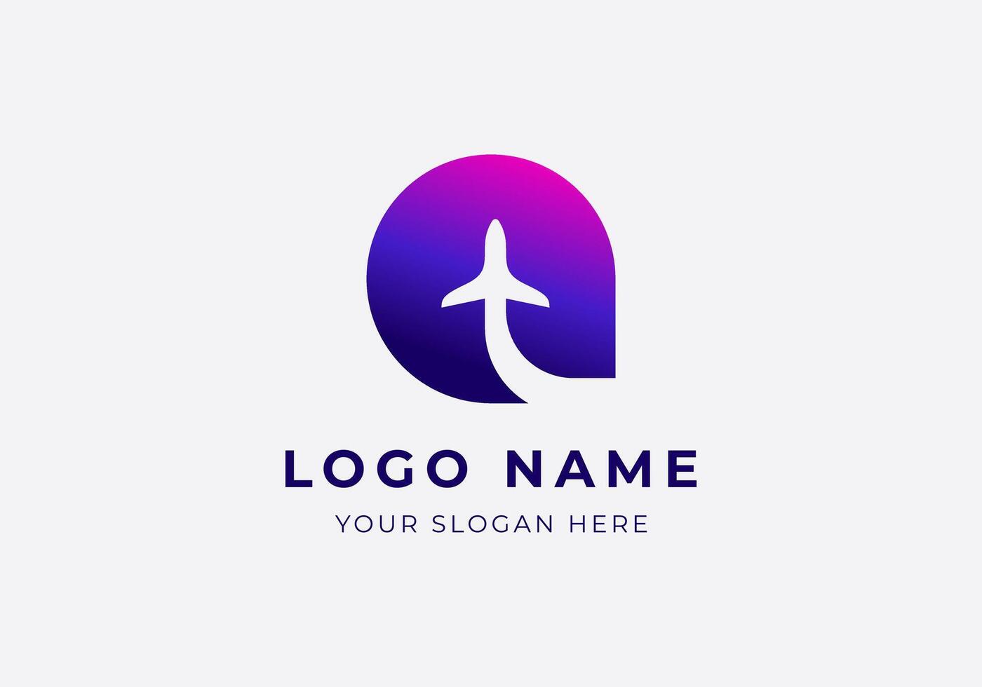 logotyp brev en och flygplan, logotyp kombination första en och plan, enkel minimalistisk, modern, transport. redigerbar Färg vektor