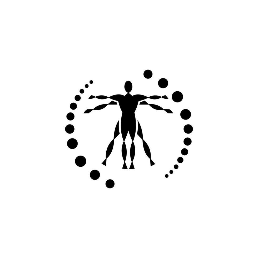 Gesundheit Logo Vektor Vorlage. Symbol Vektor Design Vorlage im Weiß Hintergrund.