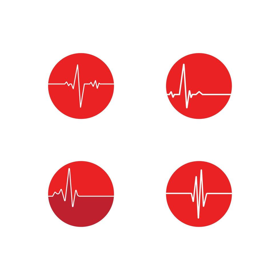 Impuls Linie Illustration Logo Vektor Vorlage