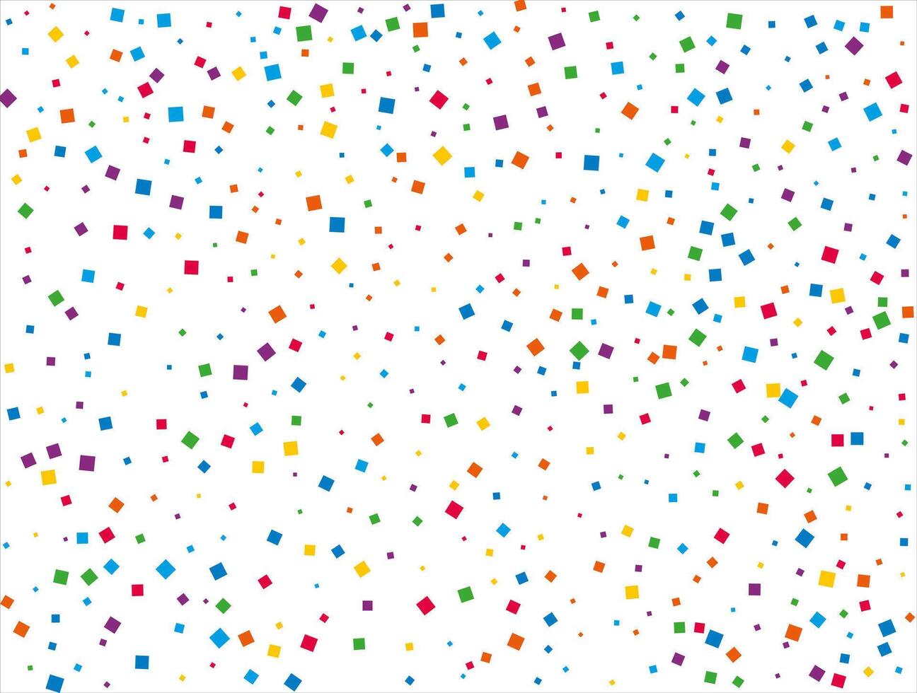 lyx regnbåge kvadrater konfetti. vektor illustration.