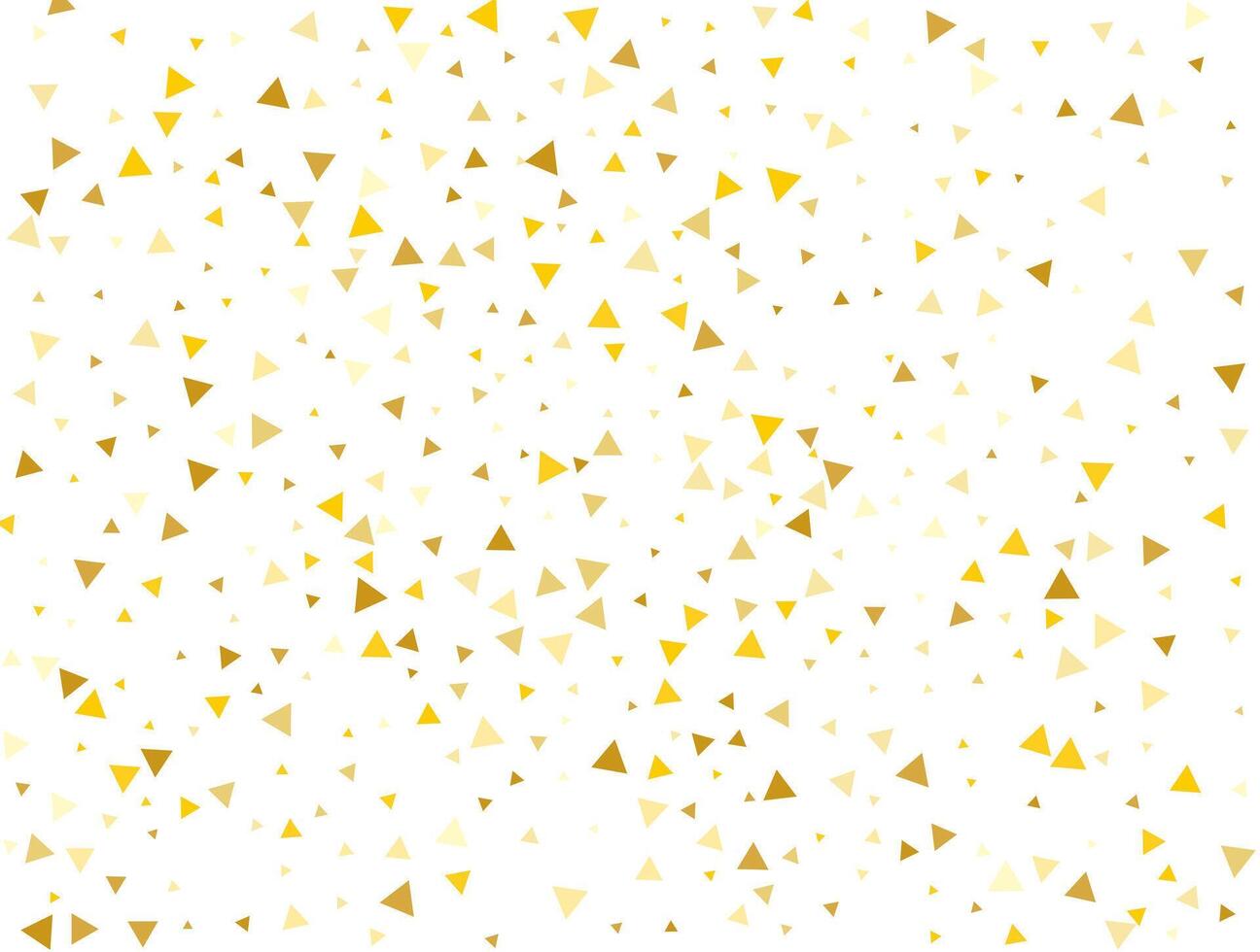 bröllop gyllene triangel- konfetti bakgrund. vektor illustration