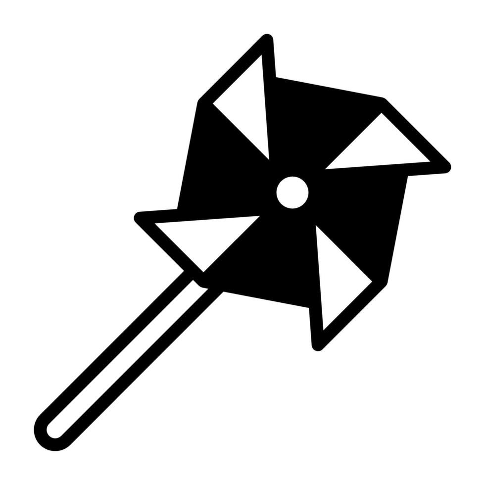 ein schön Design Symbol von Windrad vektor