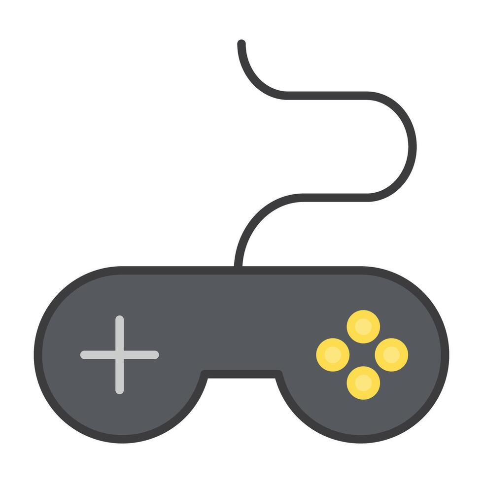 kreativt design ikon av spel kontrollant vektor