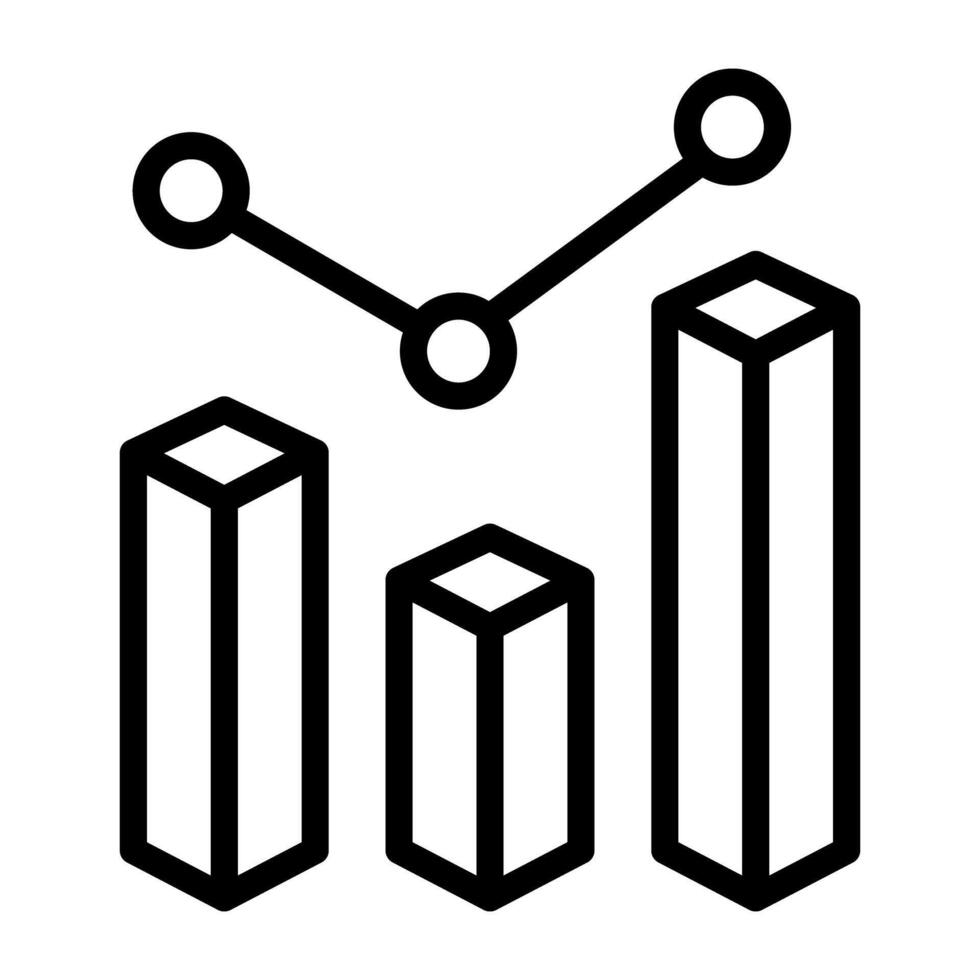 Geschäft Diagramm Symbol, Daten Analytik vektor