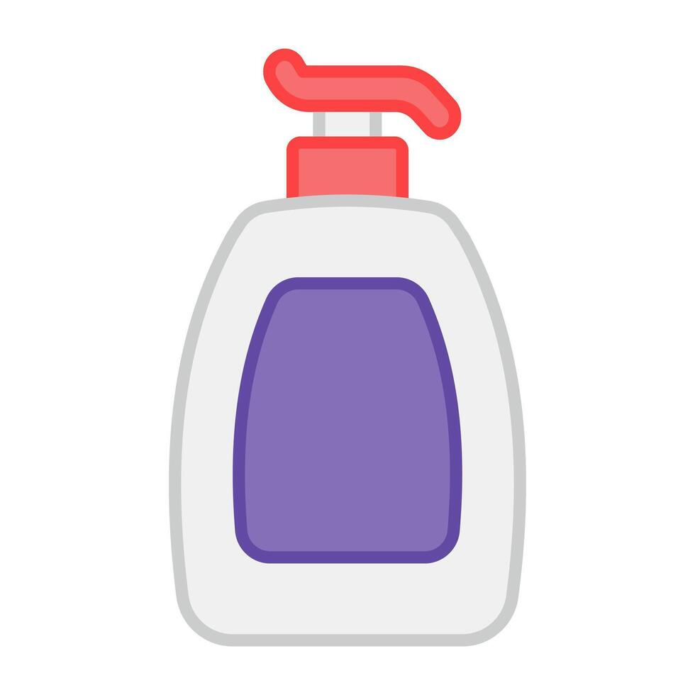 ein Symbol Design von Shampoo Flasche vektor