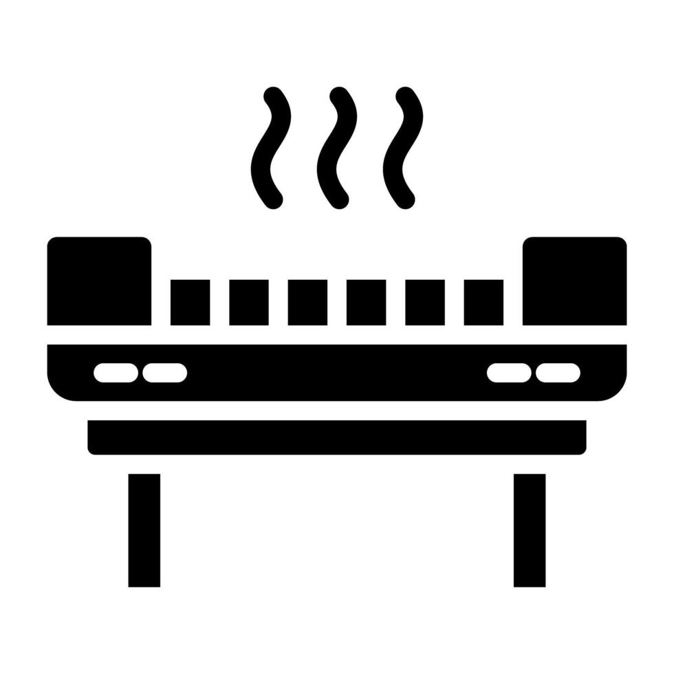 ein Symbol Design von Grill Party, editierbar Vektor