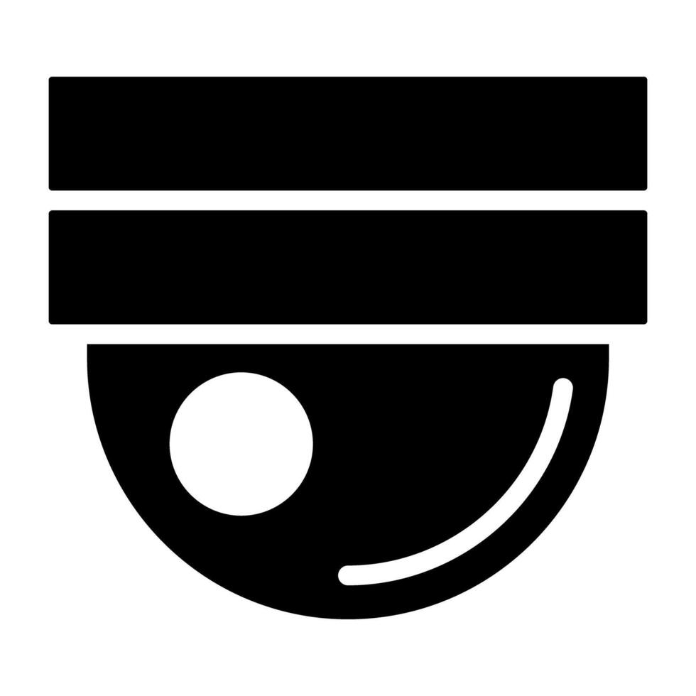 modern Stil Symbol von cctv Kamera vektor