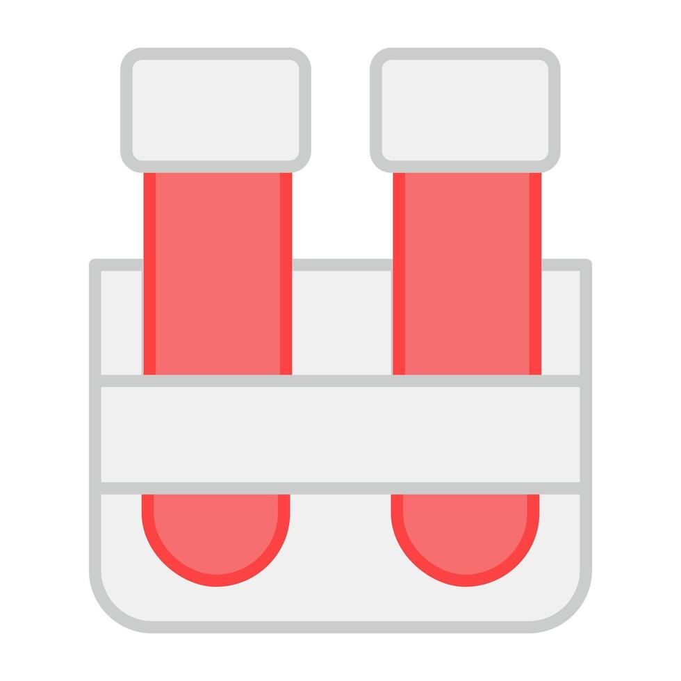 redigerbar platt ikon av blod rör, redigerbar vektor